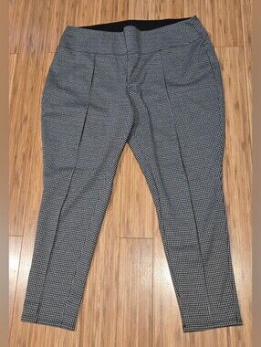 Apt. 9 Black & White Houndstooth Skinny Pants